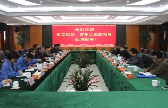 省工经联、常州市工经联辅导来JDB电子电缆调研