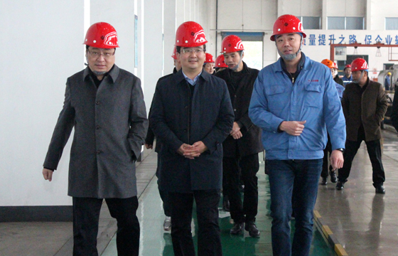 2020年12月8日，广德市市委常委、常务副市长邱铁军一行来JDB电子电缆调查