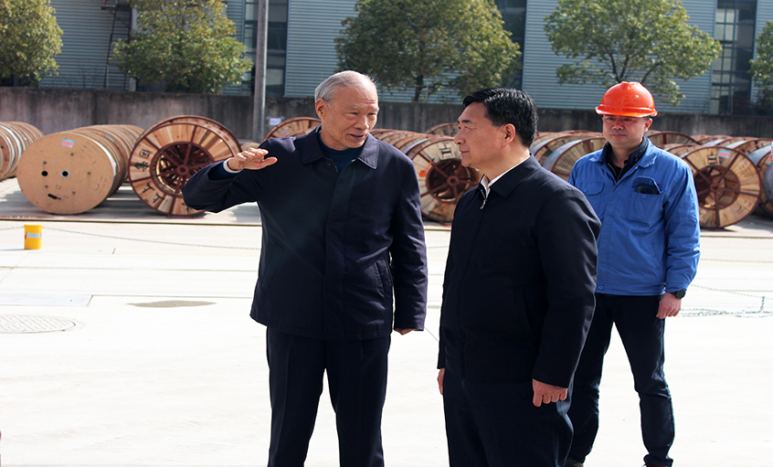 常州市人大常委会副主任盛建良来JDB电子电缆调查